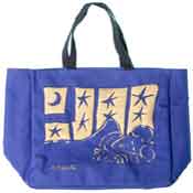 The Hand-painted Dreaming Woman Tote