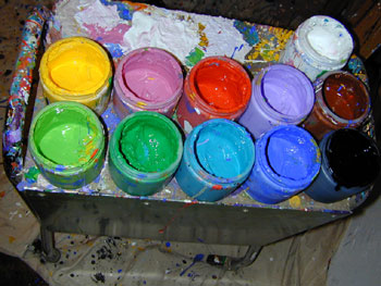 E.J. Gold's Tattoo Fashions paint pots