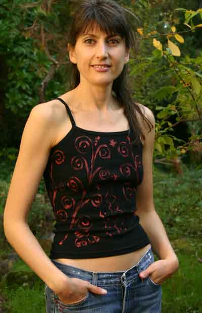 The Abstract Clustered Spirals Tee
