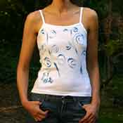 The Willowy Spiral Abstract Tee